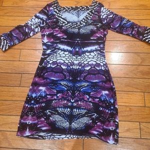 BCBG MaxAzaria Multi Color dress